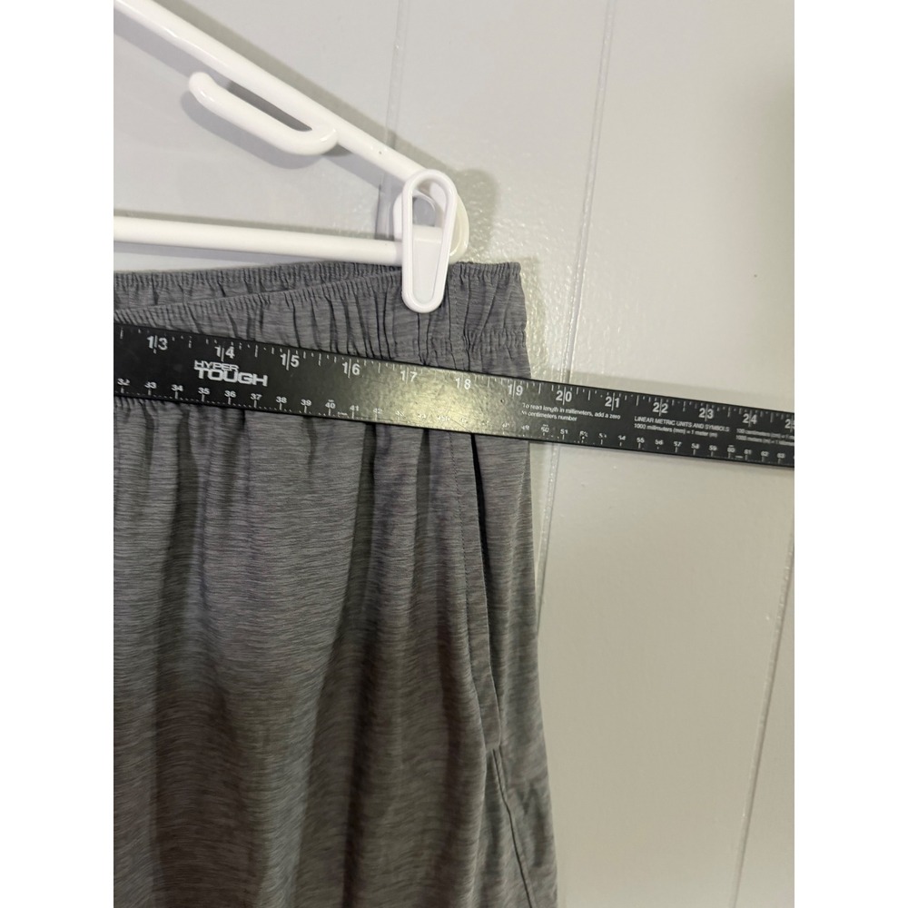 Athletic Works Shorts Mens 3XL Gray DriWorks Heathered Performance Gym 5598 - Picture 4 of 7